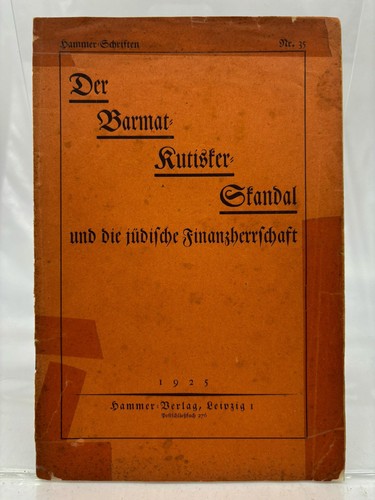 Der barmat kutisker skandal - der, barmat-kutisker-skandal