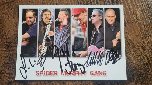 Autogrammkarte spider murphy - autogrammkarte,